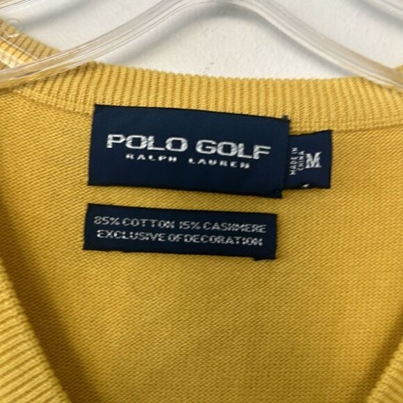 Polo Golf Ralph Lauren Cashmere Blend Sweater Vest M - Picture 3 of 4
